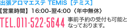 札幌のデリエステ　テミス（TEMIS） 16:00-翌4:00〈年中無休〉